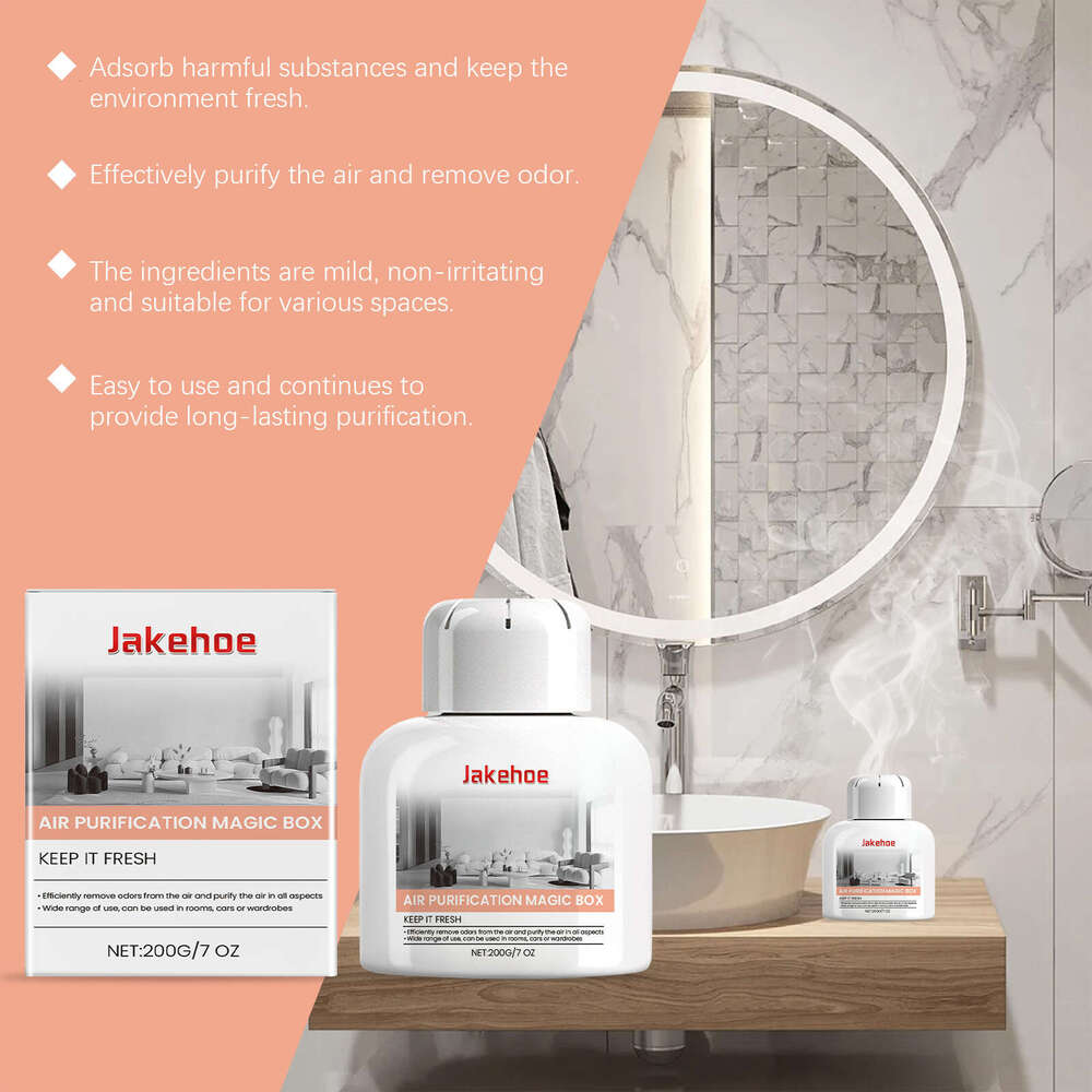 Jakehoe Purifier Purifies Cleans Indoor Space Home Supplies Freshens Air and Removes Odors S260130