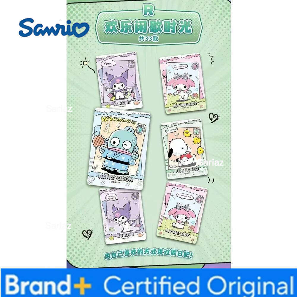 Sanrio Classic Japanese IP Collection Beloved Celebrity Family Members Pure Time Hand Drawn Rare Hidden Cards Boy Girl Toy Gift H260130