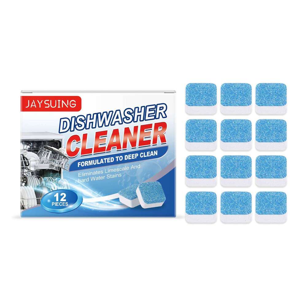 JAYSUING Effervescent Tablets Remove Grease and Stains Household Kitchen Dishwasher Cleaning Odor S260130