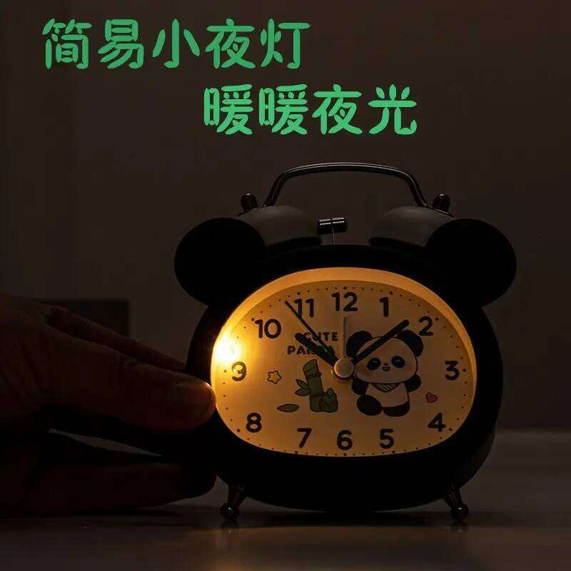 Panda For Children Girls Boys Like Clocks Student-specific Wake-up Artifact Living Room Bedroom Desk Alarm Clock W260130