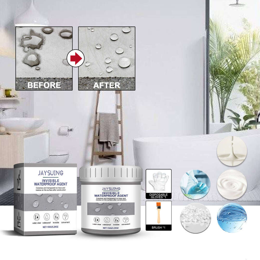 Jaysuing 150g Waterproof for Bathroom Pipes, Glass Doors and Windows, Multi-purpose Tile Sealant S260130