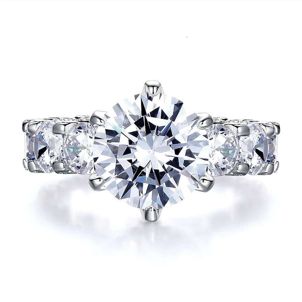 2024 New Luxury Silver Color Designer Engagement Ring for Women Free Shipping Items Gift Jewelry Wholesale R6014 XJ260130