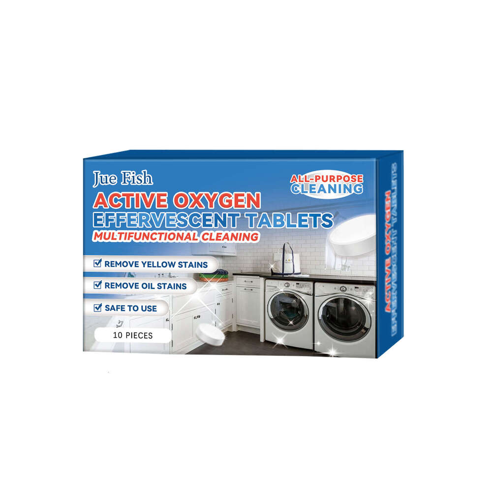 Jue-Fish Multi-Functional Oxygen Tablets for Cleaning Heavy Grease Stains in the Kitchen S260130