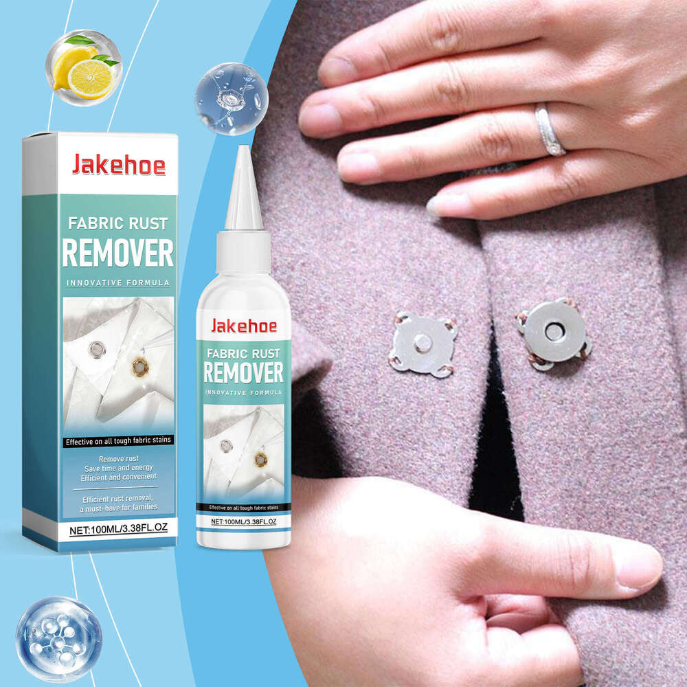 Jakehoe Fabric Remover Clothing Color Protection Gentle Cleaning Rust Stain Yellow Edge Cleaner S260130