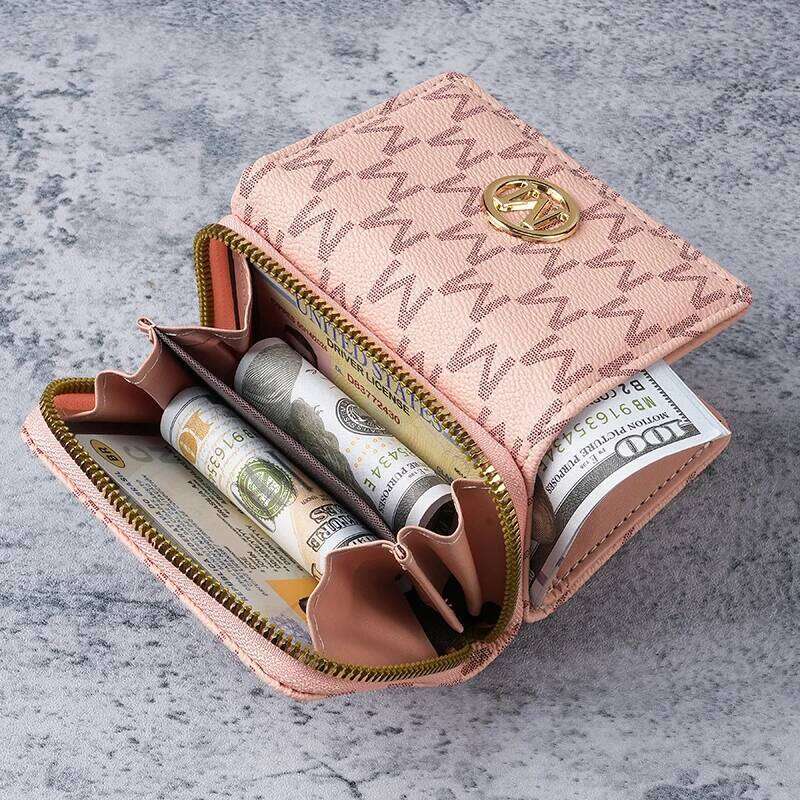 New style women's short, European and American PU high-end coin purse, printed, multi-card slots, small wallet, money cl Z260130