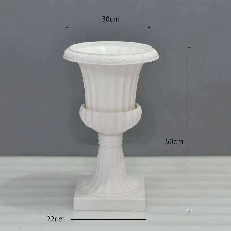 Roman Columns Upright Pillar Arches European Road Leading Wedding Party Scene Plastic Flower Pots Decorations prop Y260130