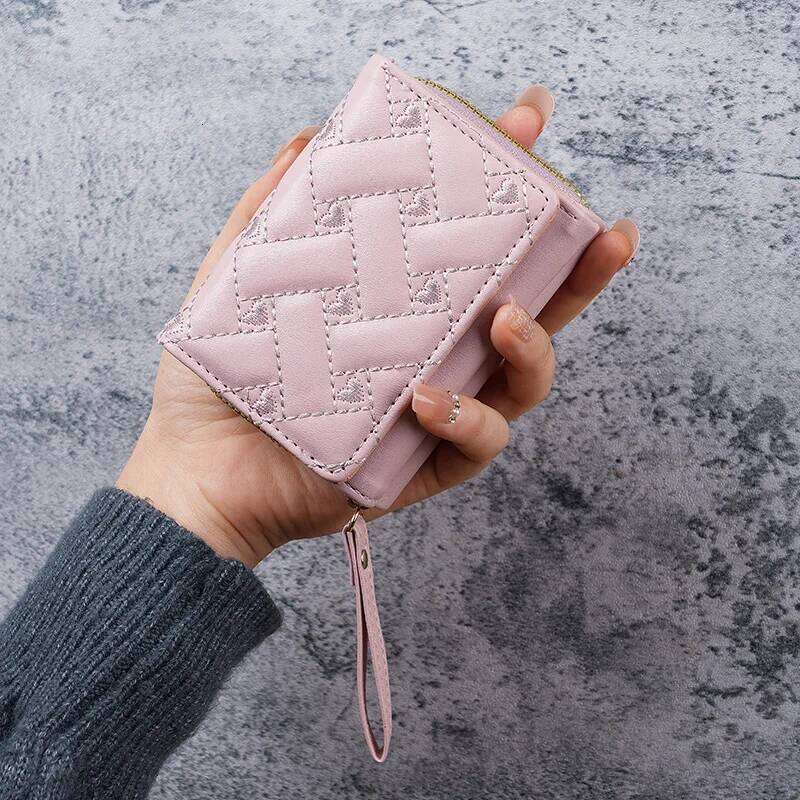 for Kawaii Cute Luxury Designer Lady Wallet Pink Womens Small Women Leather Wallets Coin Purse Z260130