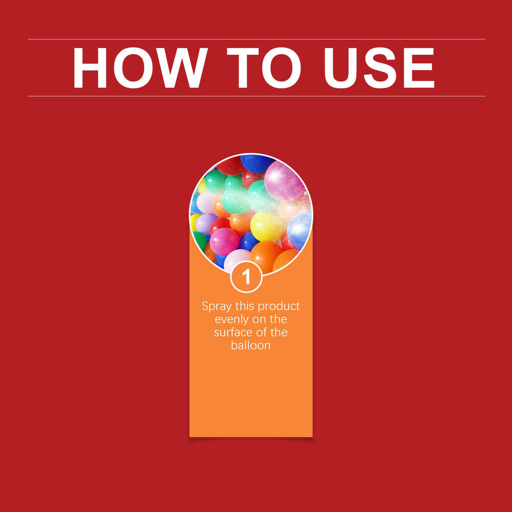 DOWMOO Enhances Balloon Atmosphere Gloss Long-lasting Effect Creates Textured Highlight Spray S260130