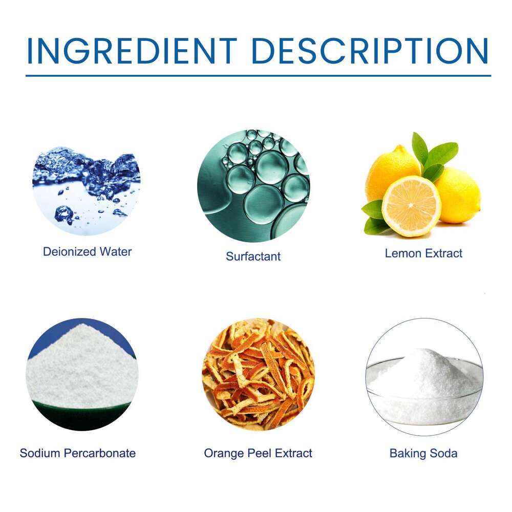 Jaysuing Multi-Purpose Cleaner Kitchen Bathroom Degreaser Stain Odor Remover Brightening Cleaning Agent S260130