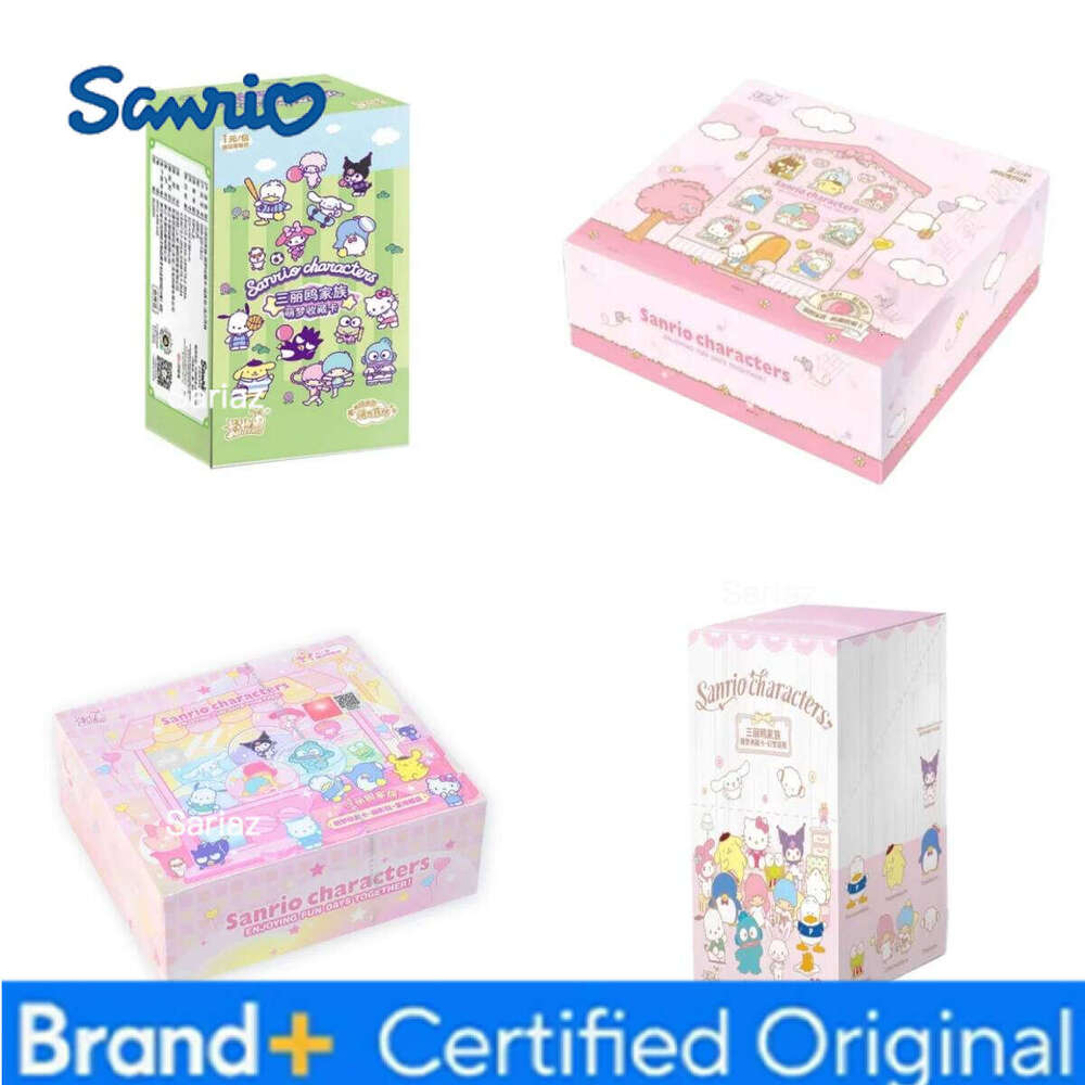 Sanrio Hot Selling Genuine KAYOU Family Blind Box Card Bag HelloKitty Kuromi My Melody Cinnamoroll Children's Gift H2601301