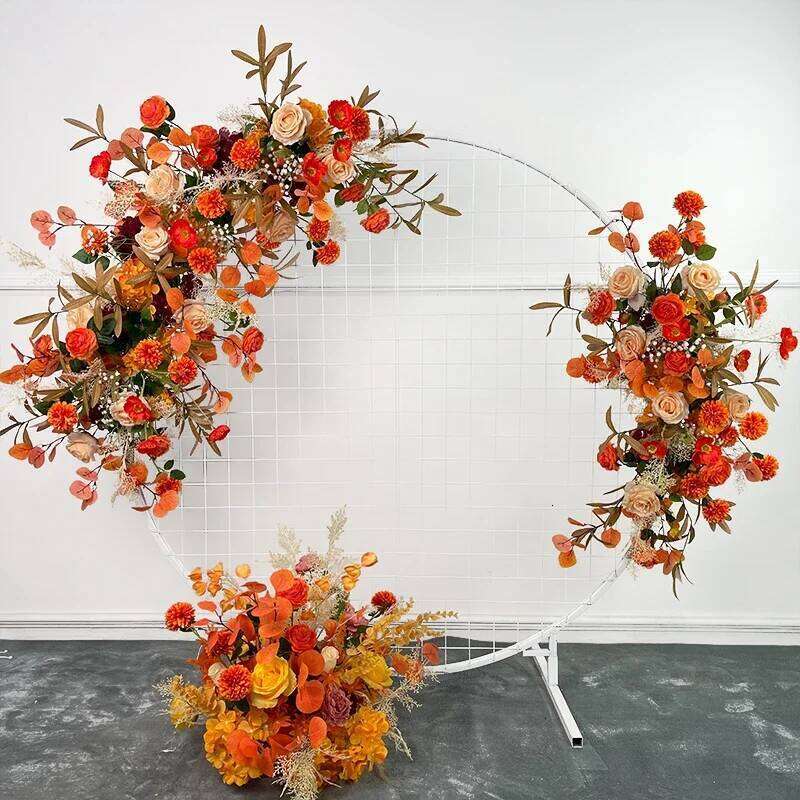 Artificial Crescent Arch Wedding Prop Table Flower Ball T-Stage Home Floral Arrangement Road Lead Decor W260130