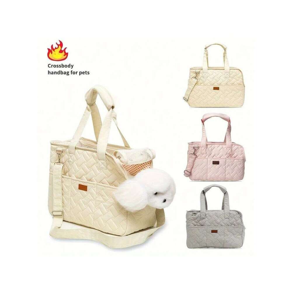 Pet cat dog tote no escape, portable, multifunctional, large capacity, breathable, horizontal bag, portable soft bag - view 7