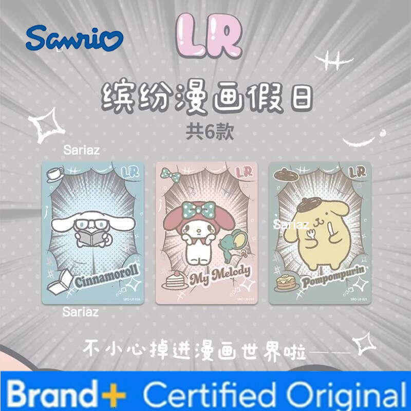 Sanrio Genuine Polaroid Party Animation Cartoon Game Collection Card Peripheral Children Toy Holiday Gift H260130