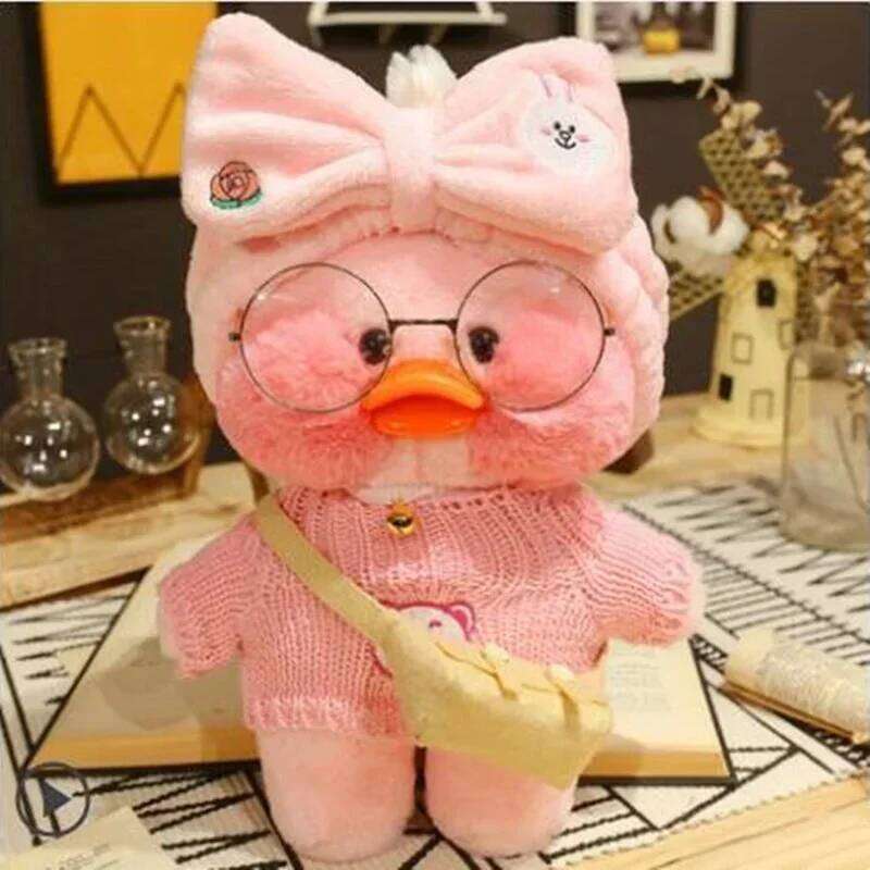Small Net Red Little Yellow Plush Toy Duck Children Female Cloth Doll Gift Y260128
