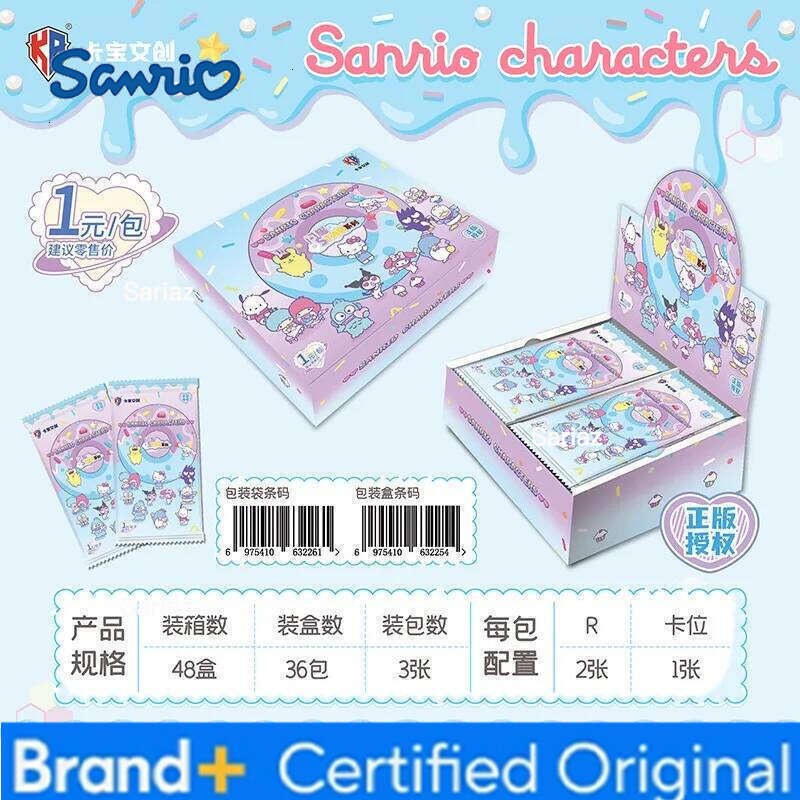 Sanrio Genuine New Family Shine Star Series Cards Kuromi HelloKitty Pink Cute SP Anime Collection Card Toy Gift H2601301