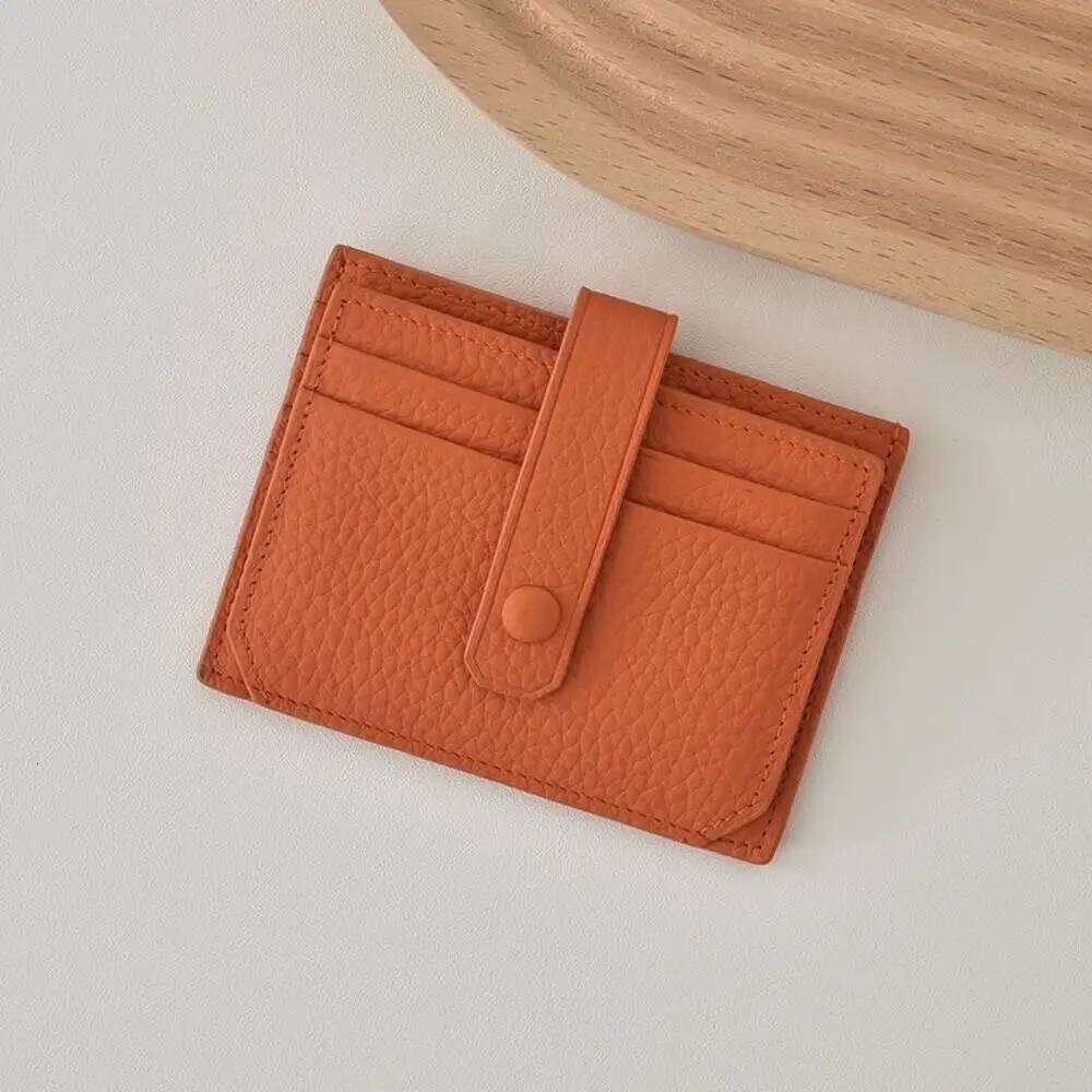 Ultra-thin Genuine Leather Female Wallets Multifunction Small Soft Cowhide Coin Purse Card Holder Money Bag For Men Women Z260130