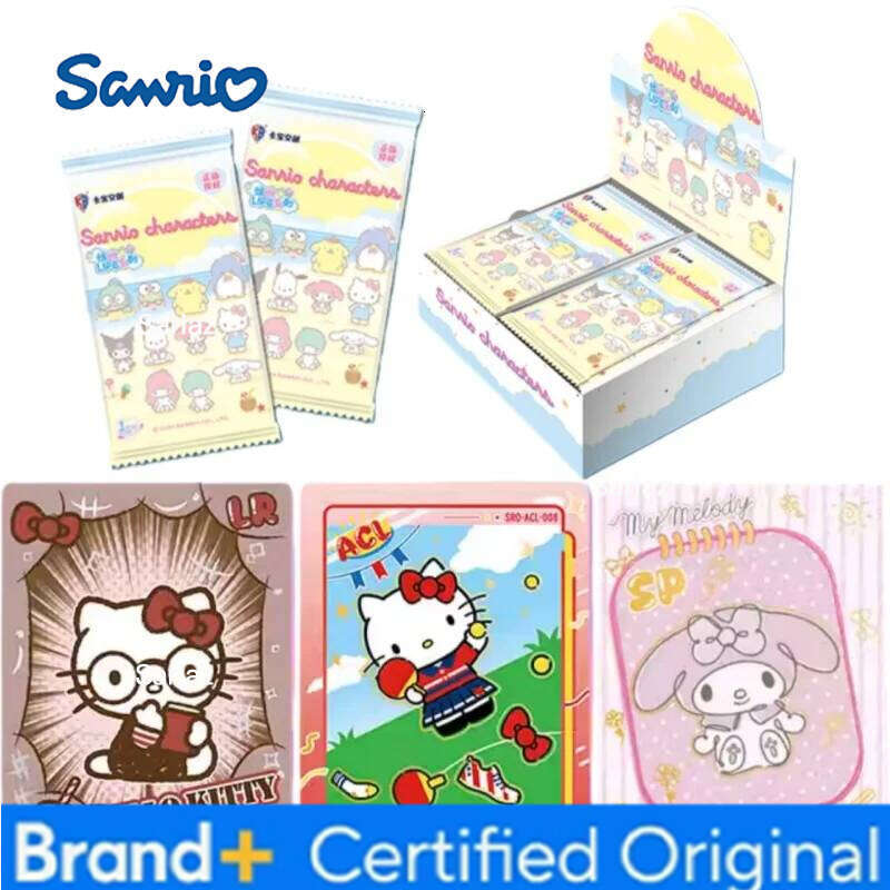 Sanrio Genuine Polaroid Party Animation Cartoon Game Collection Card Peripheral Children Toy Holiday Gift H260130