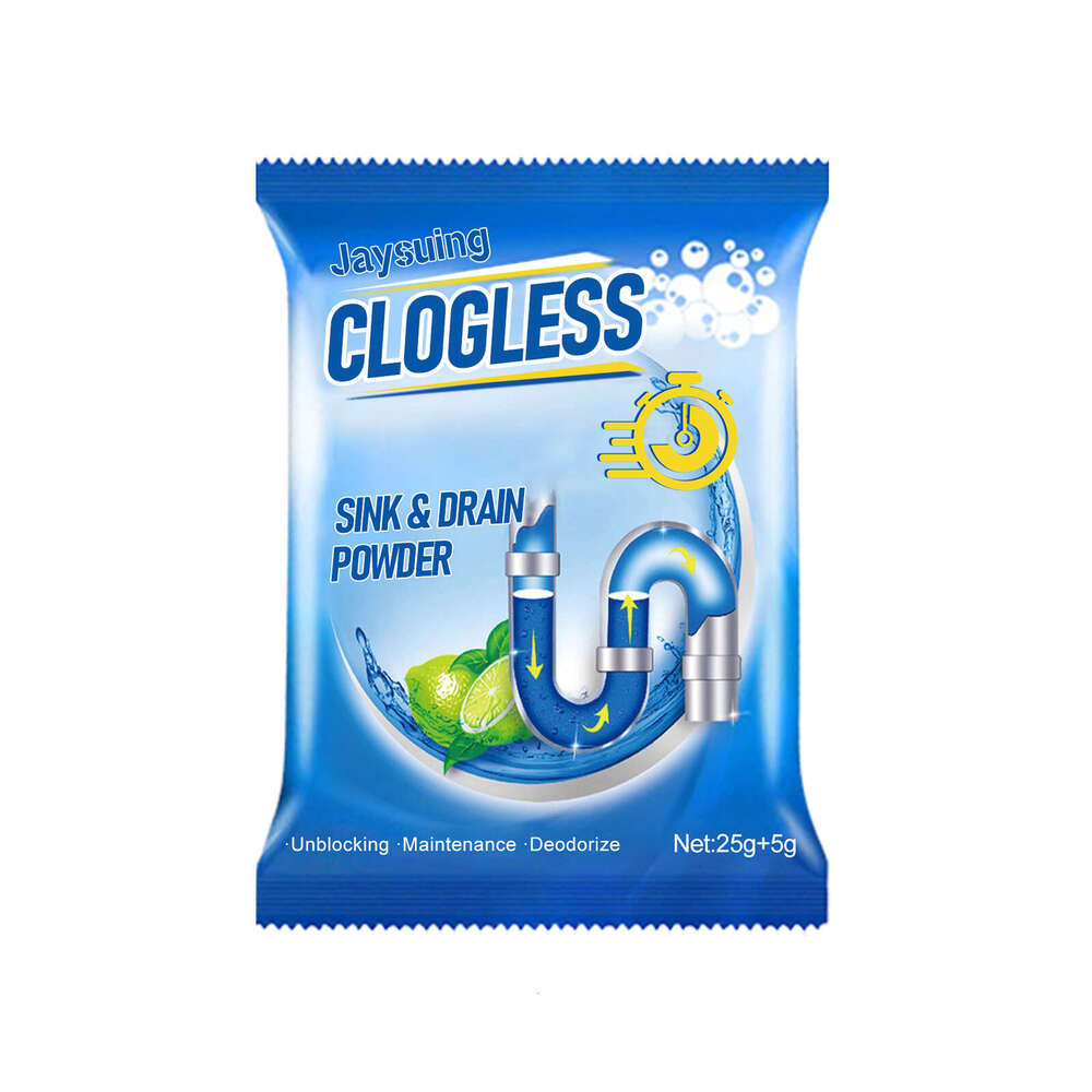 Jaysuing Drain Blockage Removal Sewer Toilet Kitchen Clogged Pipe Cleaning Powder S260130