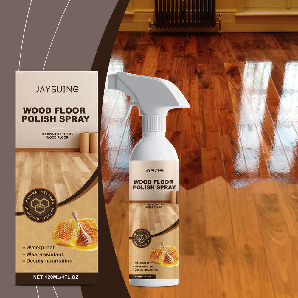 Jaysuing Wood Beeswax Spray Wooden Floor Cleaning Polishing Scratch Renovation Care S260130