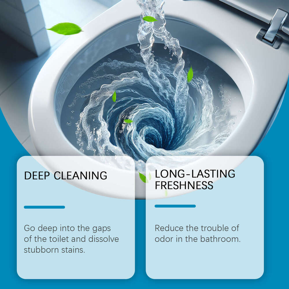 Jue Fish Household Descaling Stain Odor Removal Fresh Toilet Cleaning Powder S260130