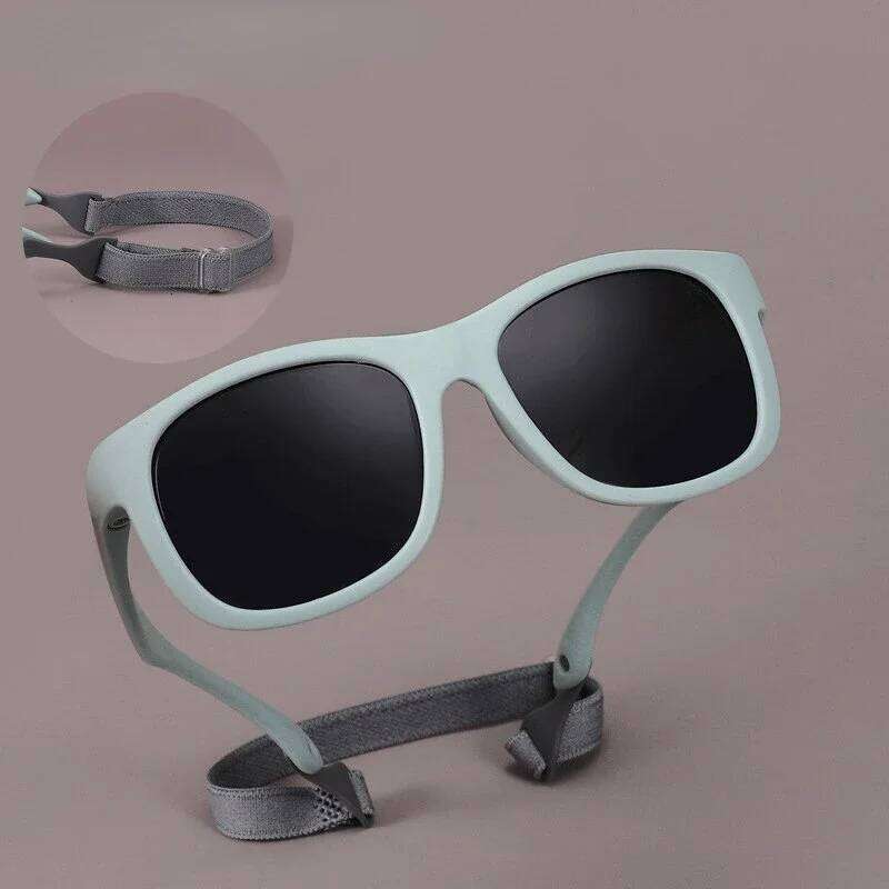 Flexible Newborn Children's Glasses Sunglasses Girl Boy Polarized UV400 Protection 0-36 Months Baby Infant Shades Oculos H260130