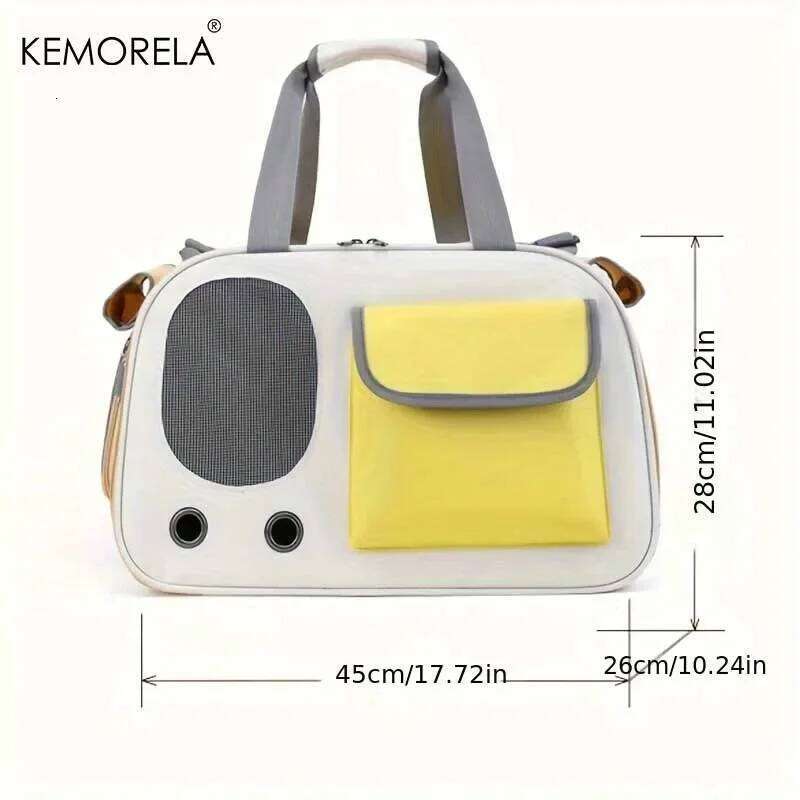 1Pcs Portable Pet Carrier Cat Bag Ideal Travel Outdoor Activities Suitable For Cats And Small Dogs 26H0129