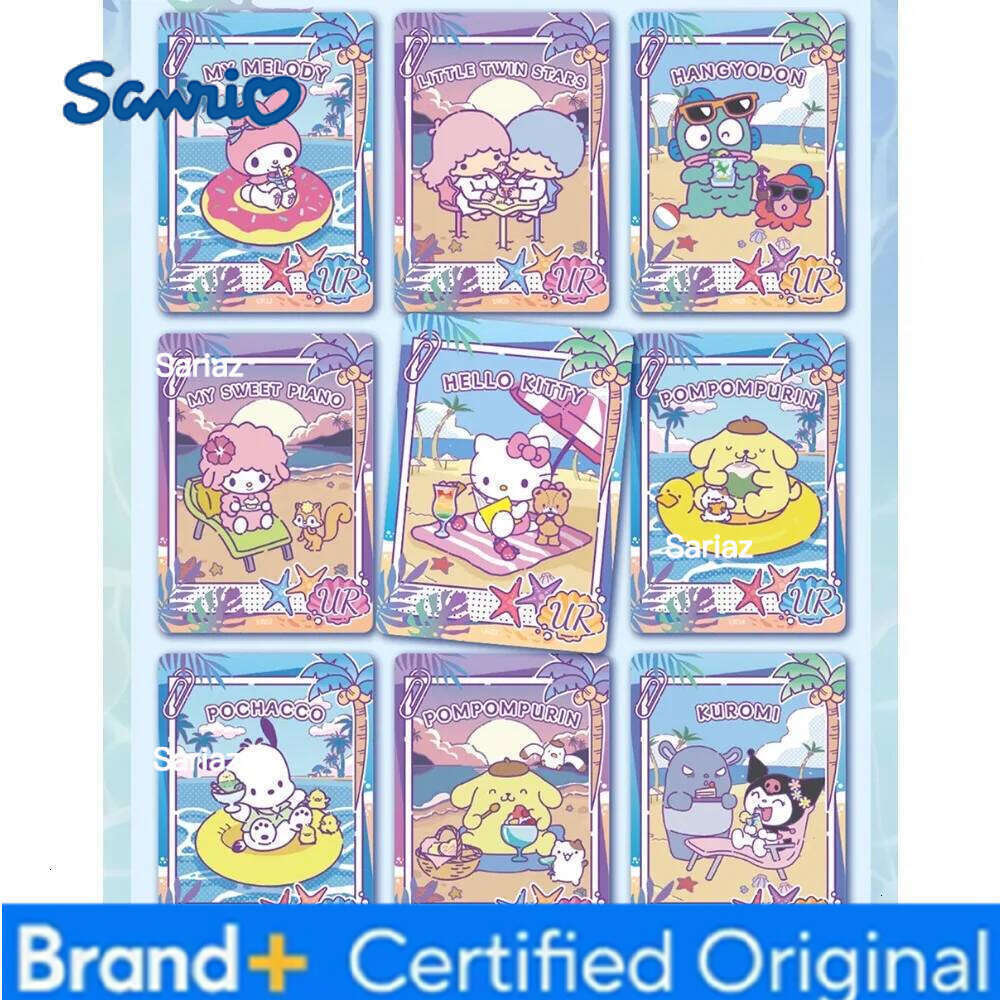 Sanrio VANCARD'S Collection for Children Popular Japanese Anime IP Hello Kitty Cute Star Party Series Trading Cards Gifts H2601301