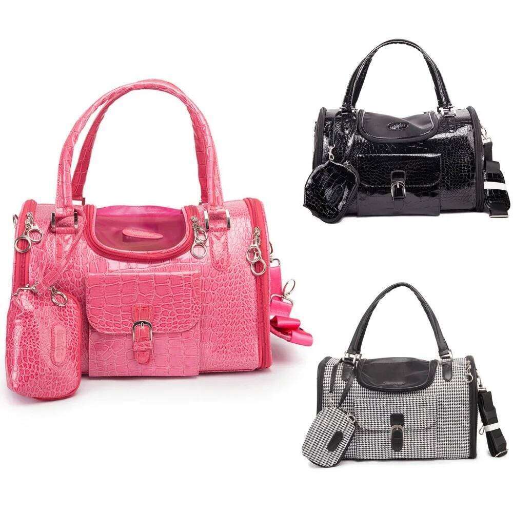New Pet Dog Carrier Handbag Shoulder Bag Travel Tote Sided Small Large Cat Purse 26H0130