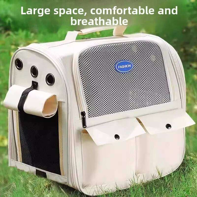 2026 New Portable Large Capacity Pet Backpack Transparent All-Season Dog Cat Bag 26H0130