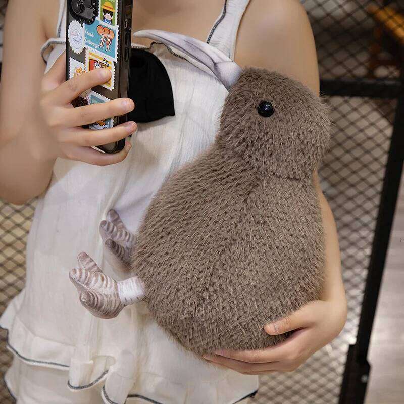 20-35cm Kawaii Simulation Kiwi Bird Plush Toy Cute Stuffed Animals Soft Doll Kids Toys For Children Birthday Gift Y260128