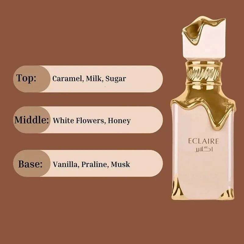 2026 New Eclaire 100ml Long Lasting Women's Perfumes Ice Cream Arab Perfume Gift For Women EDP Spray Pheromone Fragrance H260130