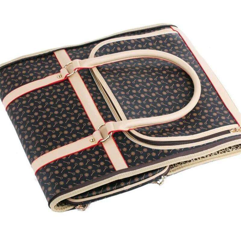 Multifunctional Leather Bag Luxury Small Dog Bags Pets Acessorios Cat Carrier Transporte Perro Pet Items 26H0130