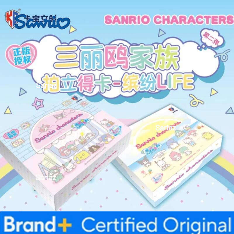 Sanrio Original Box Card Cute Anime Genuine Authorization Party Plan Characters Kuromi Kitty Melody Collection Children's Gifts H260130111