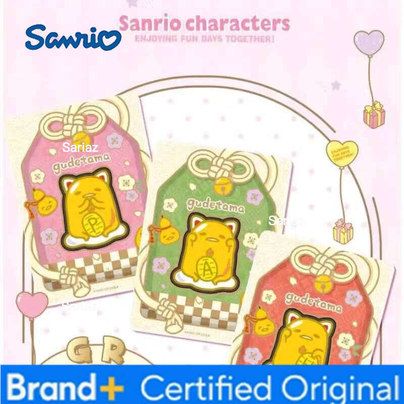 Sanrio KAYOU Collection Star Family Cute Hello Kitty Pompom Purin Warm Winter Clear Snow Cards Children Christmas Gifts H260130