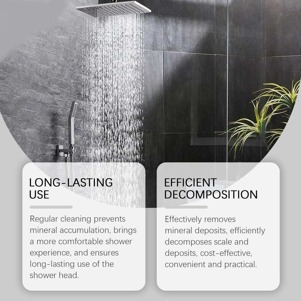 Jakehoe Cleaner Bathroom Stain Removal Descaling Shower Head Cleaning Agent S260130