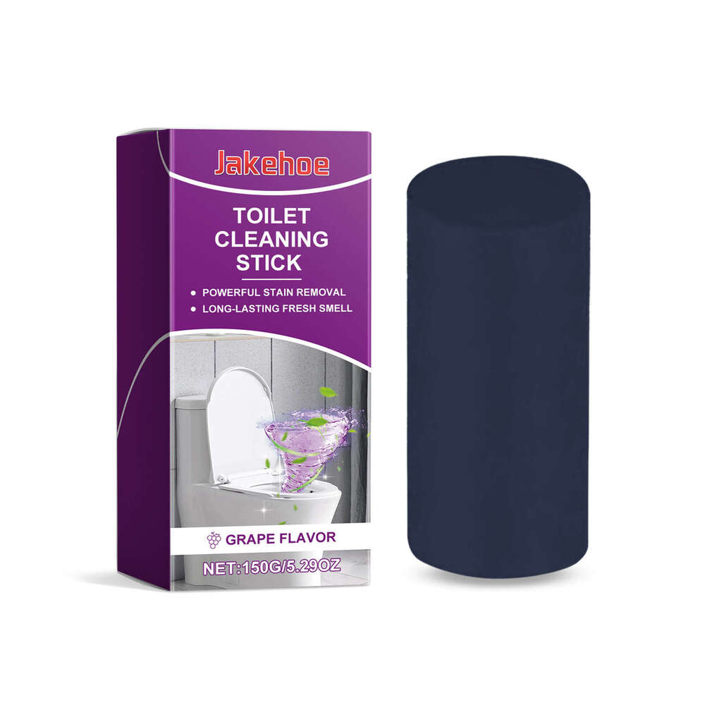 Jakehoe Grape Flavor Bathroom Toilet Urine Stains Odor Dirt Household Fresh Scent Cleaning Stick S260130