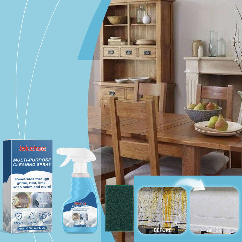 JAKEHOE Multi-Purpose Cleaner Household Heavy Oil Cleaning Foam Stain for Various Surfaces Odor Removal S260130
