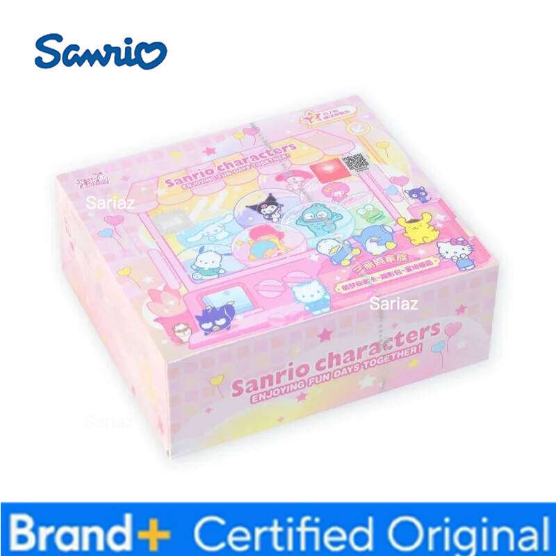 Sanrio KAYOU Genuine Family Cute Dream Collection Fun Shadow Bag Cinnamoroll HelloKitty Melody Peripheral Blind Box Card H260130