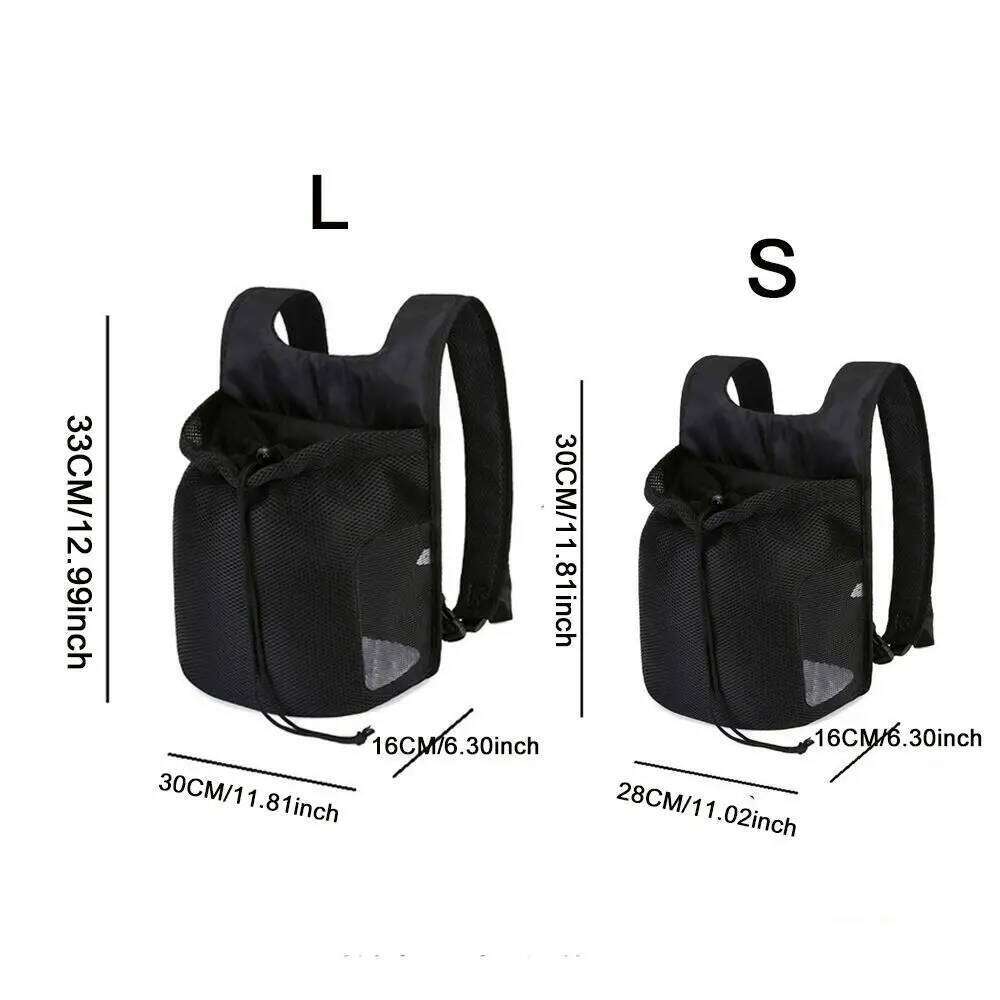Breathable Chest Double Shoulder Foldable Travel Bag Adjustable Cycling Pet Backpack Camp 26H0130