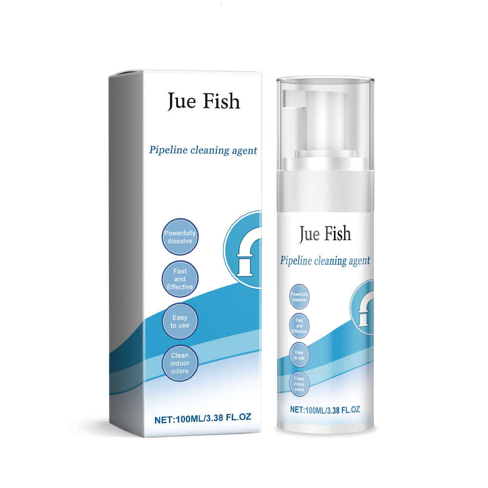 Jue-Fish Foam Spray Household Kitchen Bathroom Powerful Pipe Unclogging Maintenance Cleaning S260130