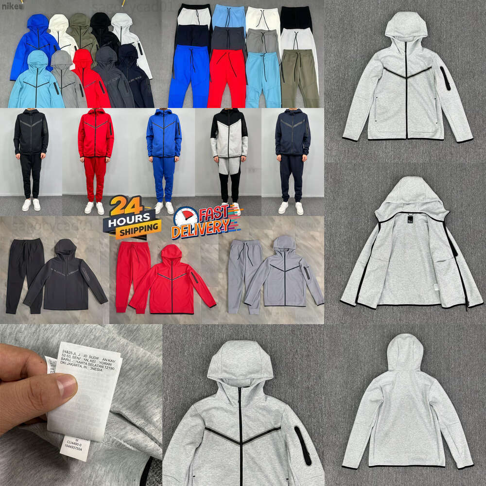 2026 niketechfleece sportwear designer hoodie tracksuit Basketball Football Outfit Two iece set Women and men Hoodies sweatants sort suits A1413 D1