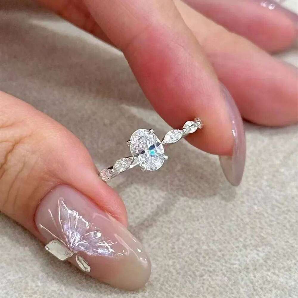 Fine 925 sterling silver zircon ring suitable for women engagement jewelry gift XJ260130