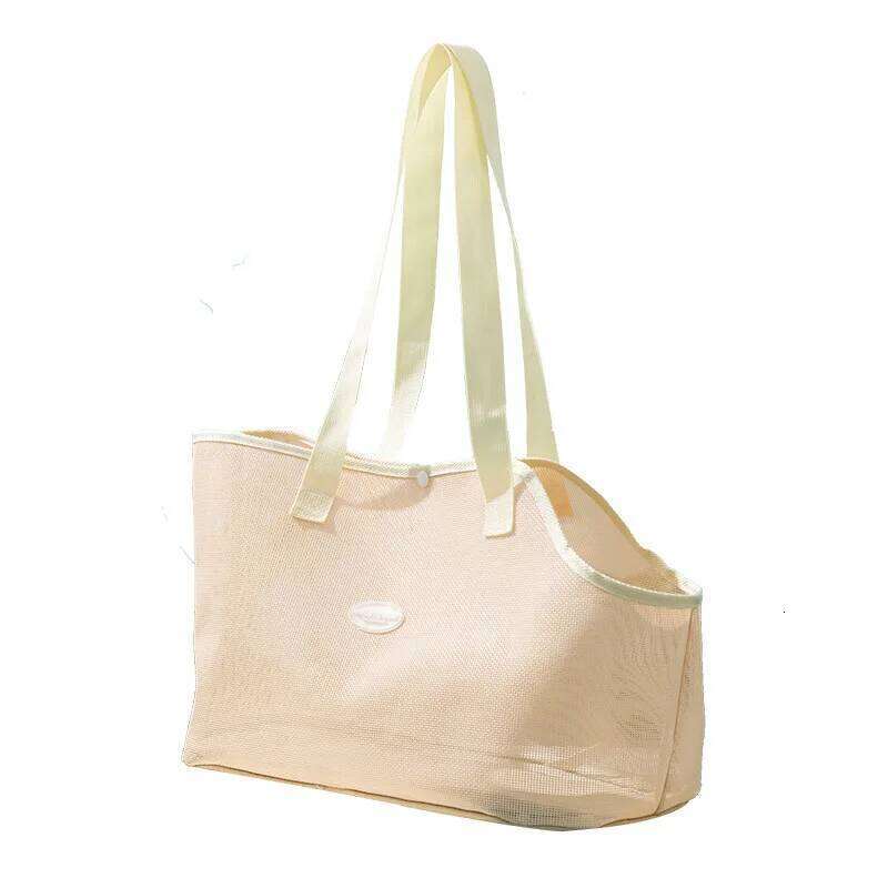 Summer Simple Mesh Breathable Anti-Escape Pet Single Shoulder Lightweight Cat Bag Small Dog Supplies 26H0130