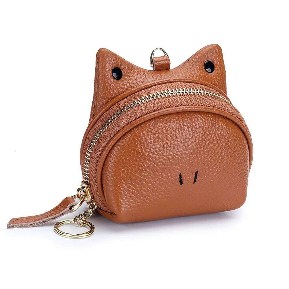 High Quality Genuine Leather Coin Purse Zipper Multi-Functional Storage Bag Cartoon Frog Design Card Holder Women's Accessories Z260130