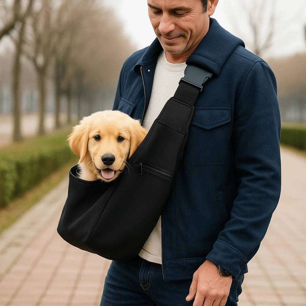 Double Sided Carrier Bags Adjustable Strap Hand Free Pet Messenger with Safety Harness Breathable Cat Crossbody Bag 26H0130