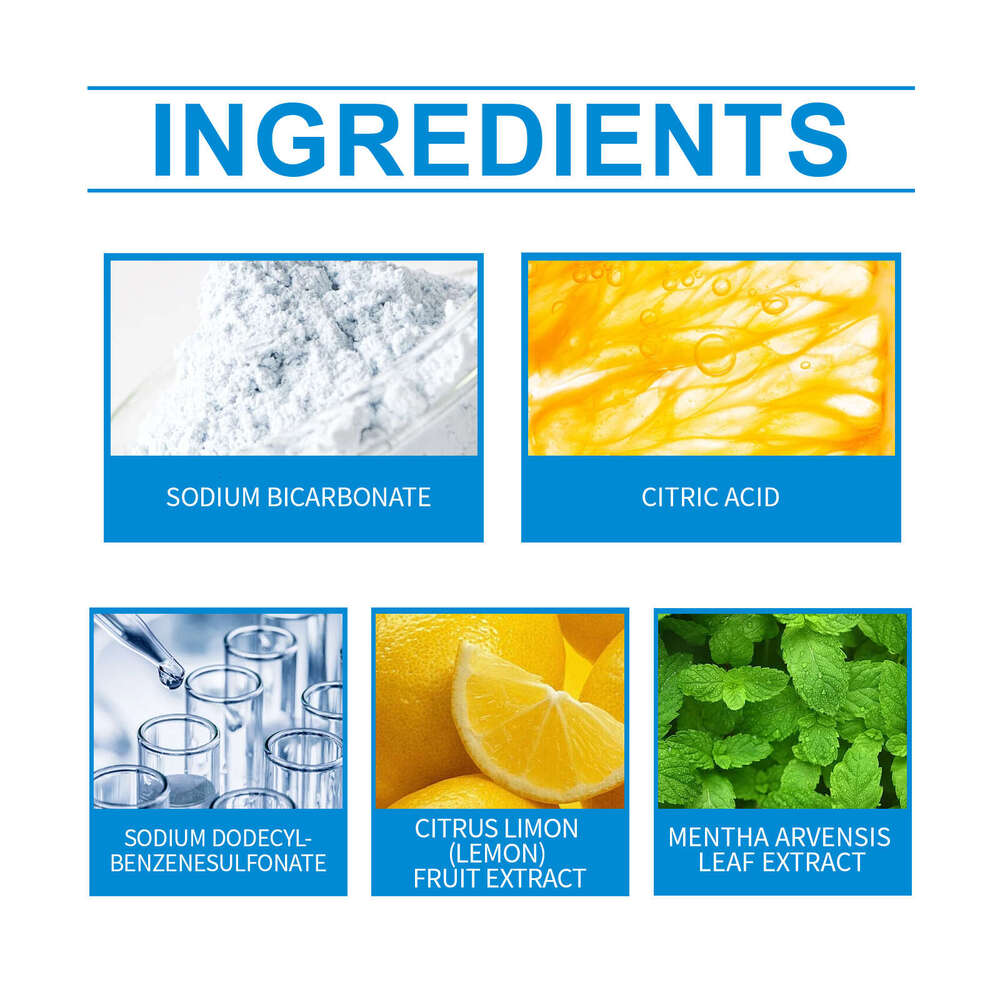 JUE FISH Multi-Surface Remover Kitchen Heavy Oil Dirt Cleaning Stain Cleaner Effervescent Tablets S260130