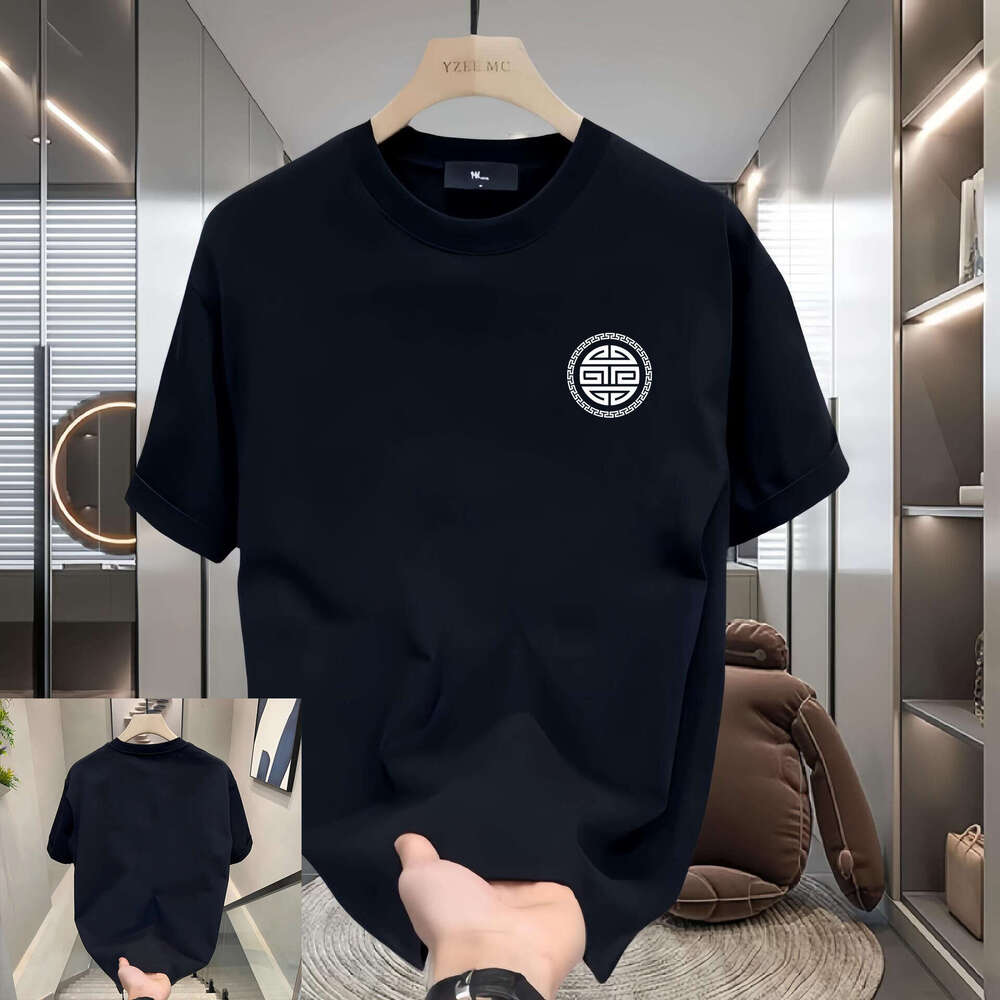 Unisex T-Shirt Pure Cotton Short Sleeve Summer Loose Fit Versatile Casual Trendy Top Couple Matching Outdoor Recreation