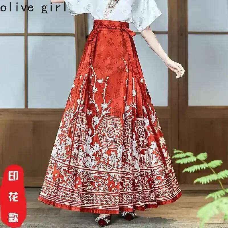 Large Size Chinese Traditional Women's Top Printing Shirt Summer Embroidery Blouse For Women Hanfu Oversized