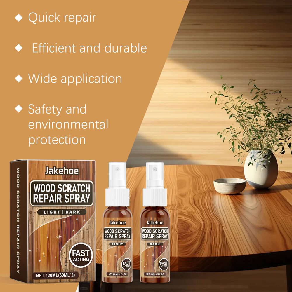 Jakehoe Wooden Furniture Floor Scratch Repair Spray Renovation Brightening Agent S260130