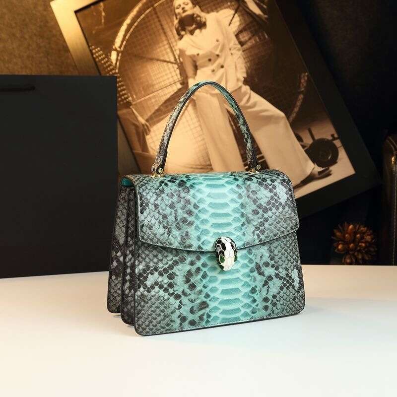 Totebag Shoulder ROSE NOIRE New Snake Pattern Small Elegant Fashion Chain Crossbody Genuine Leather Women S Bag High End Handbag